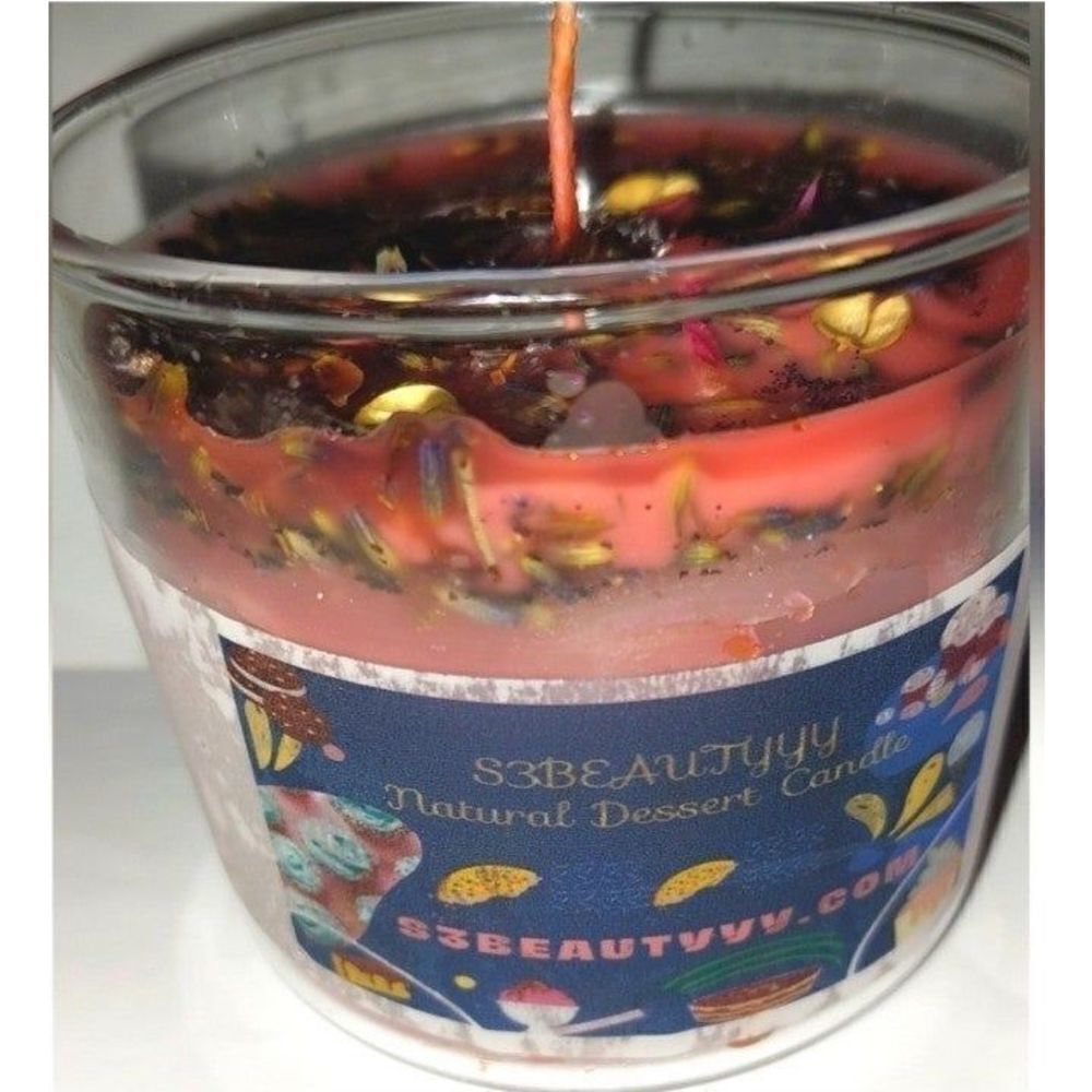 Hand crafted Love struck candle